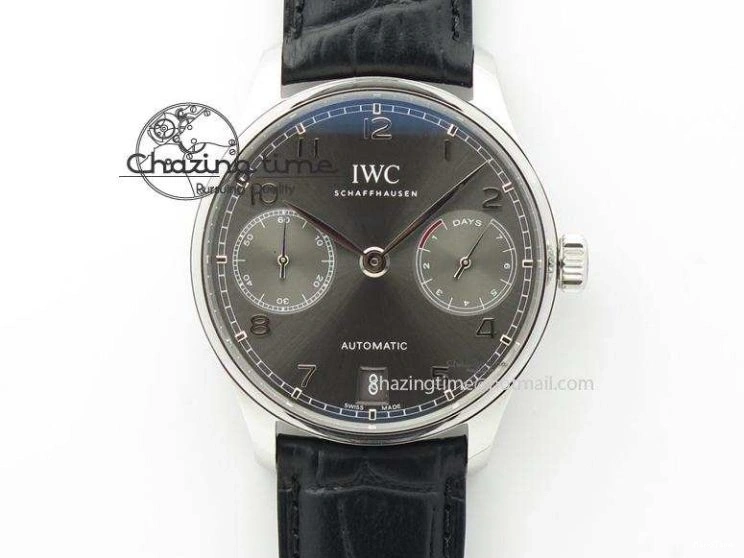 MIROTIME 0410 Portuguese Chrono IW371432 “Laureus” ZF 1:1 Best Edition On Black Leather Strap A79350 (Slim Movement) WaterResistant 7262